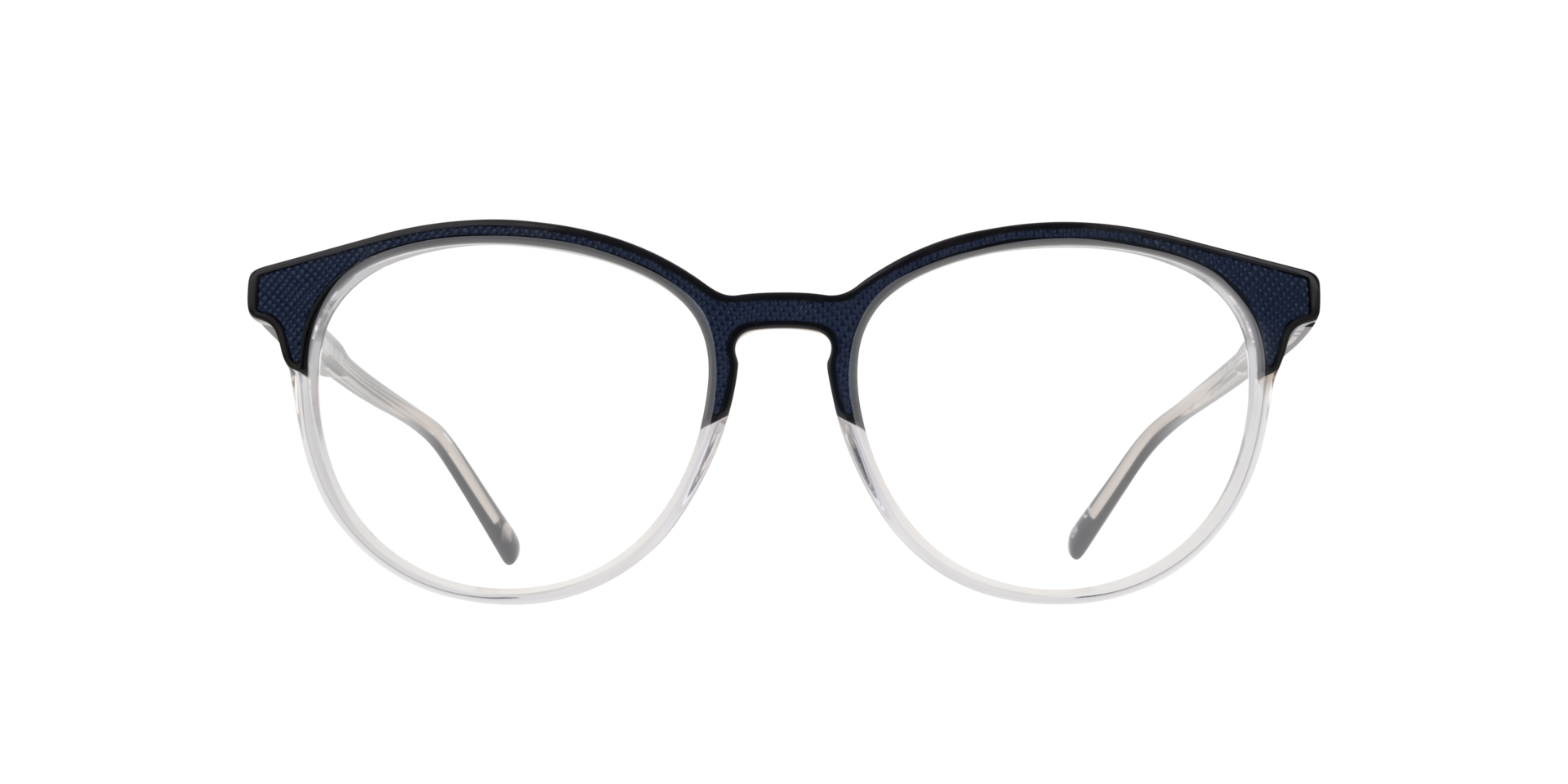 Harrow Blue AcetateEyeglass Frames for Glasses Direct, Front View
