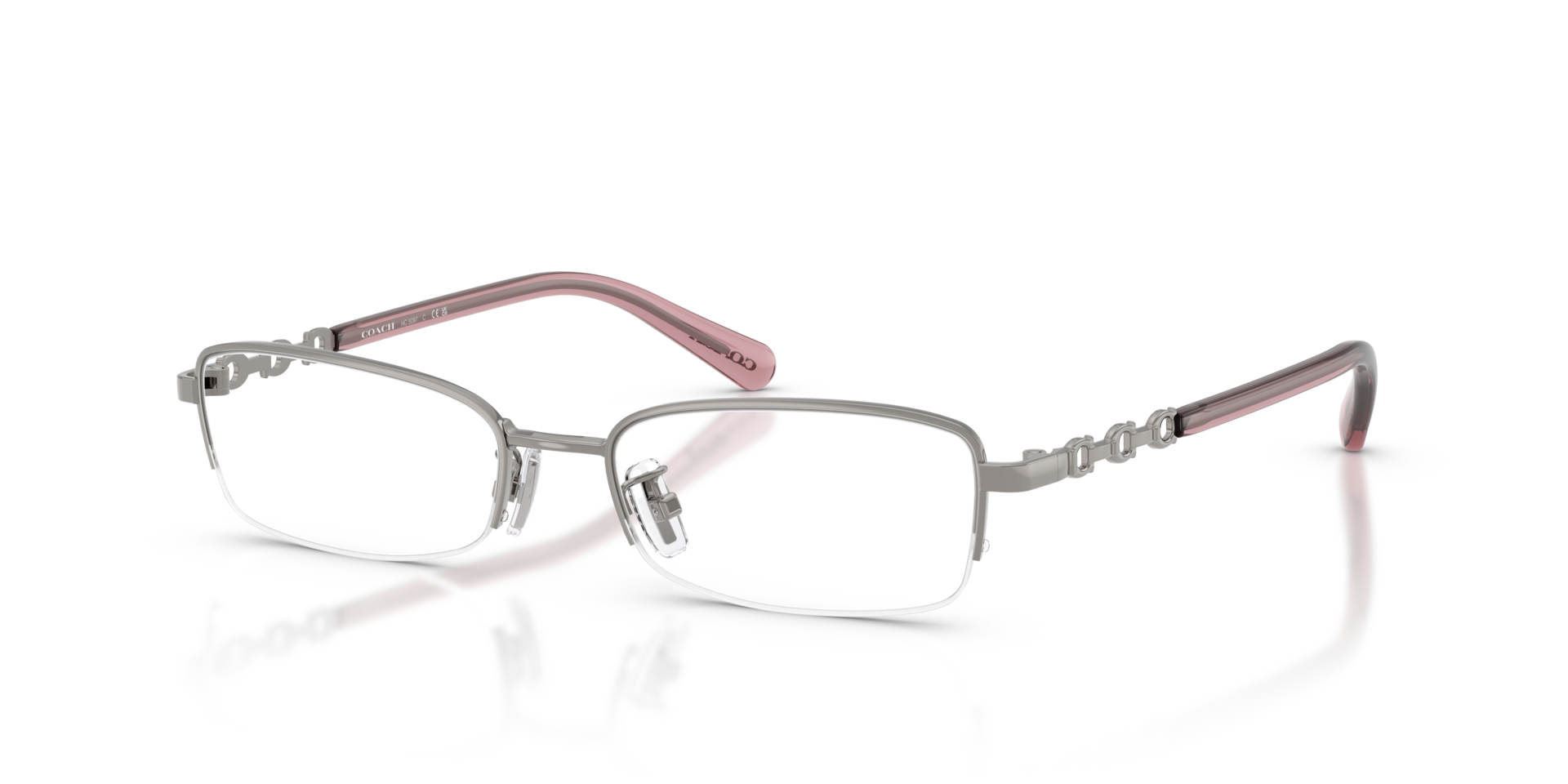 HC5097 Gunmetal MetalSunglass Frames for Glasses Direct, Angle View